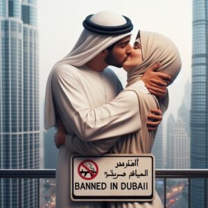 Public Kissing Banned in Dubai